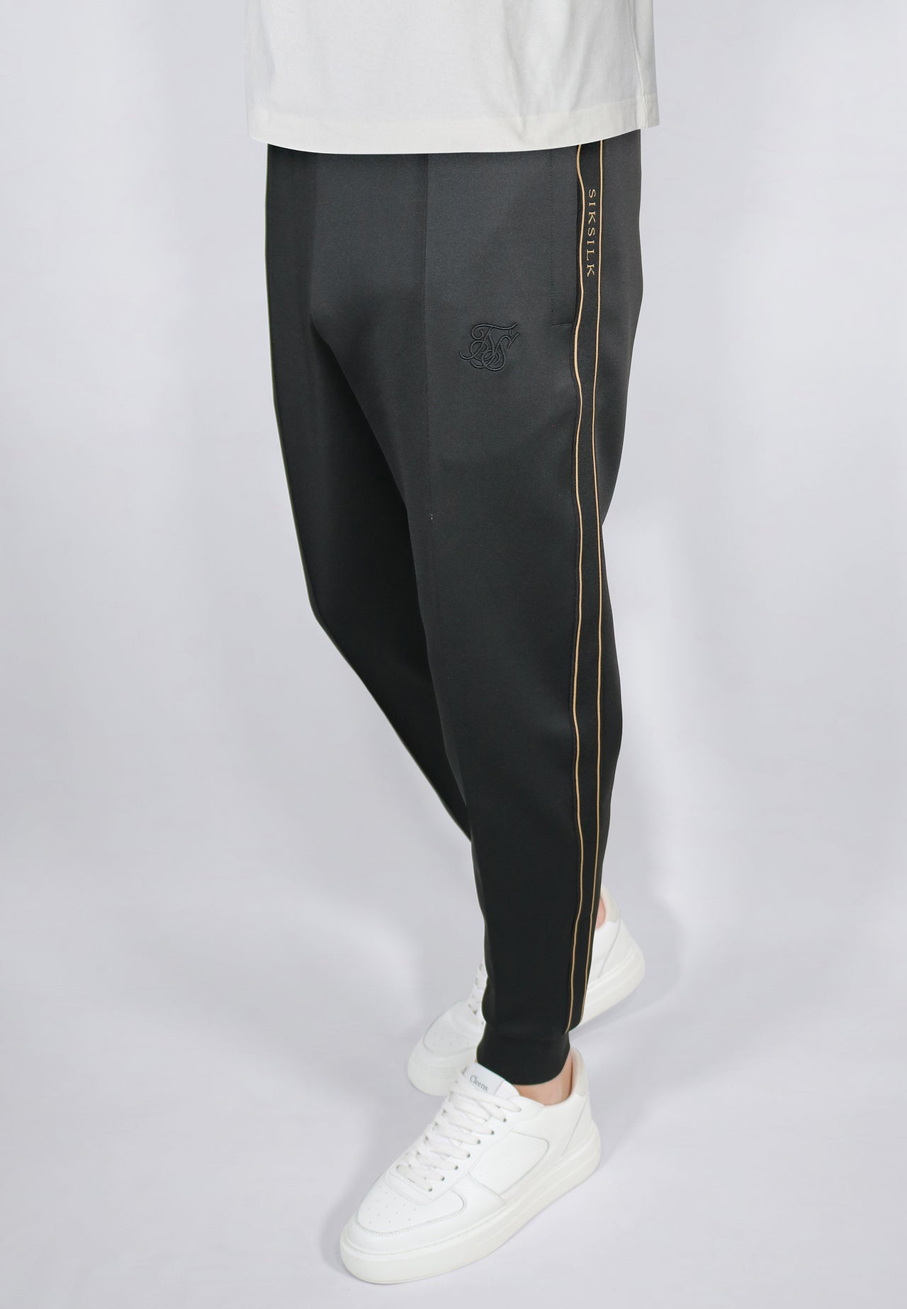 Black Tapered Joggers