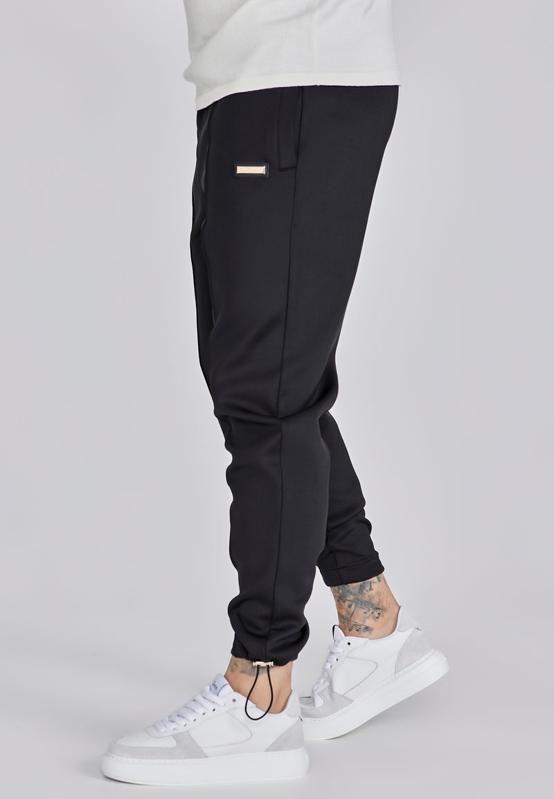 Black Smart Cargo Joggers (1)