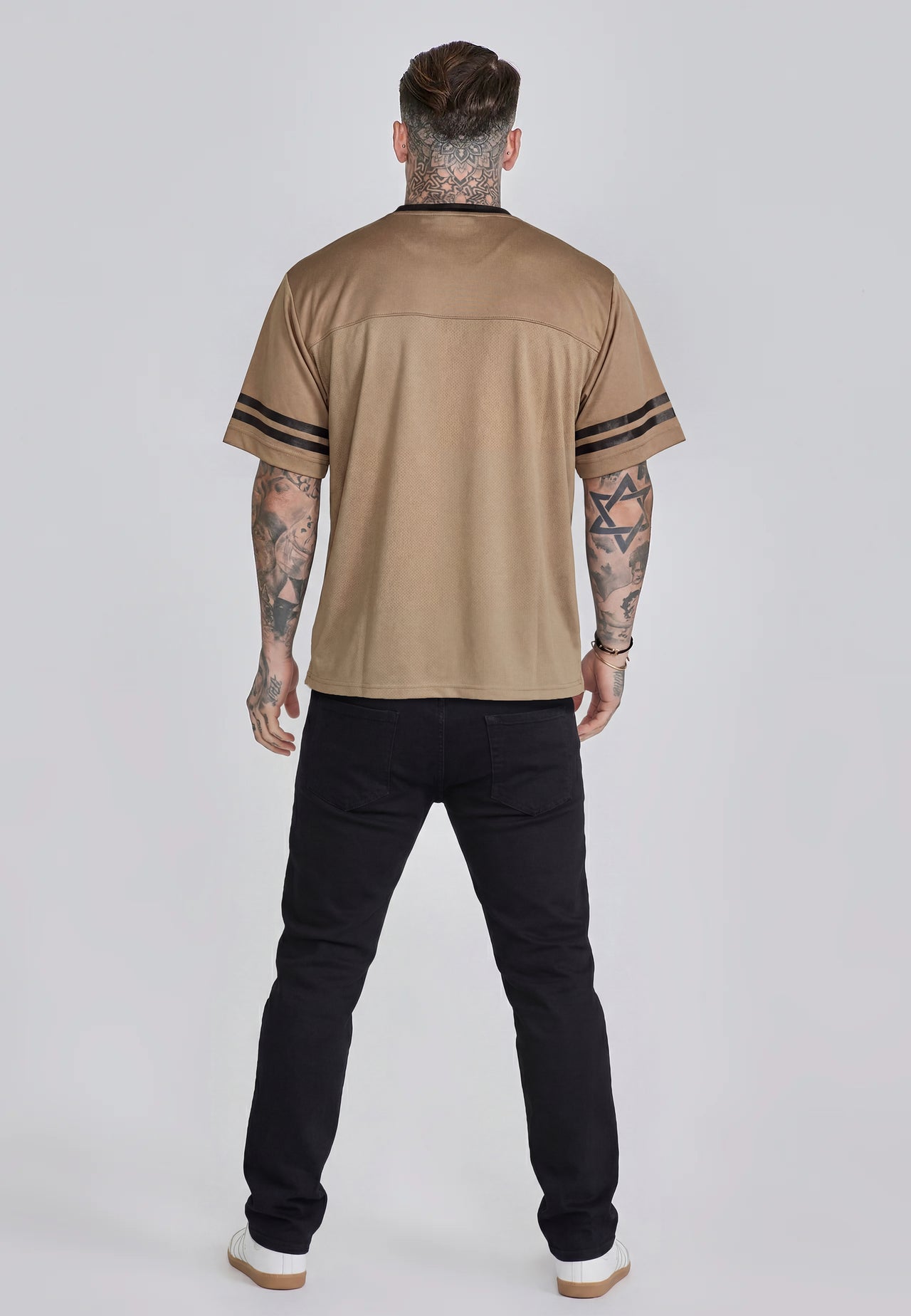 Beige Football T-Shirt (4)