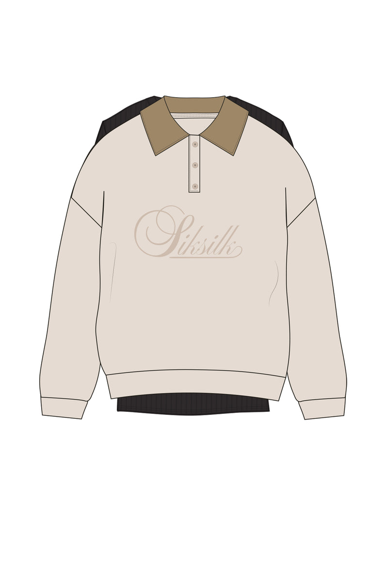 Ecru Polo Sweater