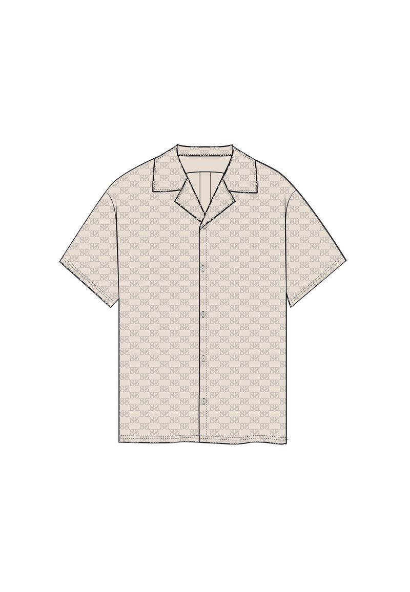 Ecru Towelling Shirt