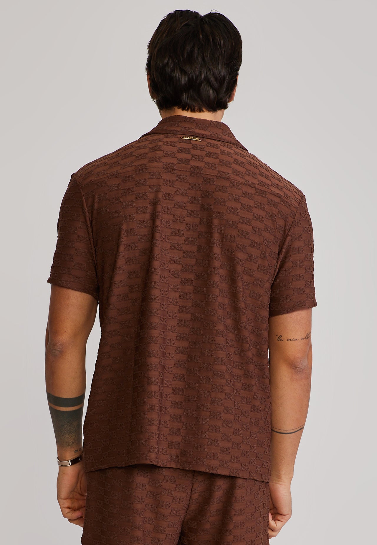 Brown Towelling Shirt (4)