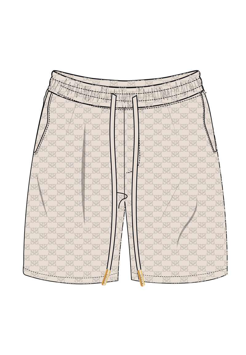 Ecru Towelling Shorts