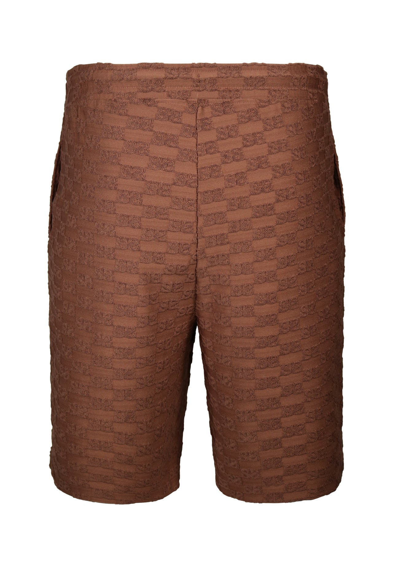 Brown Towelling Shorts (6)