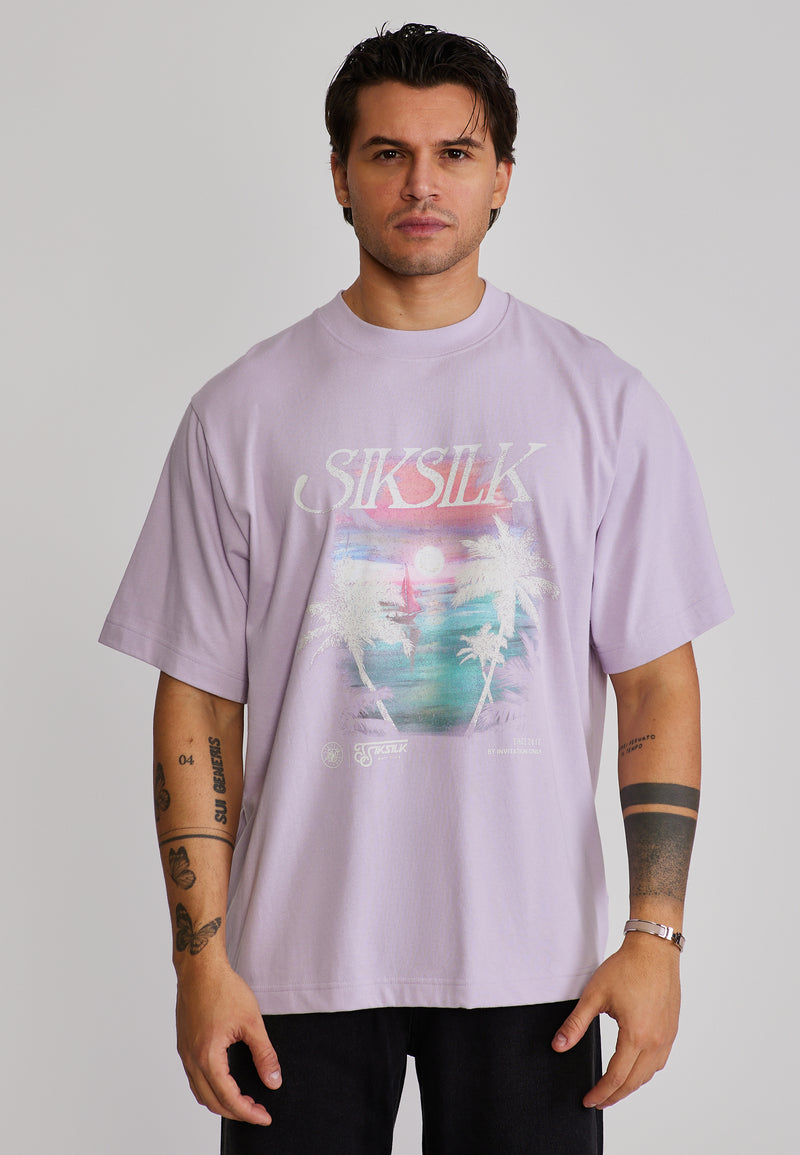 Purple Graphic T-Shirt