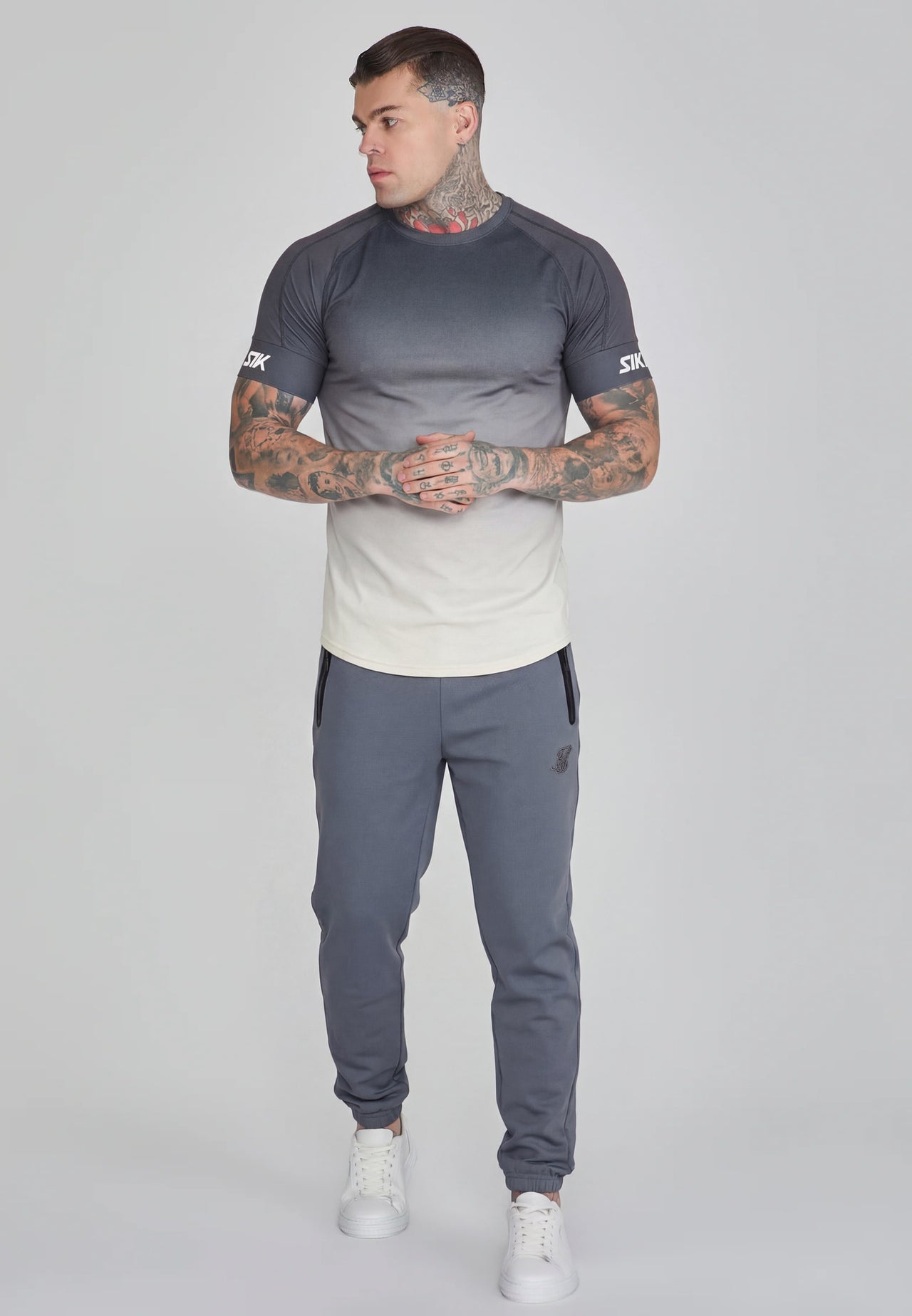 Blue Tapered Joggers (1)