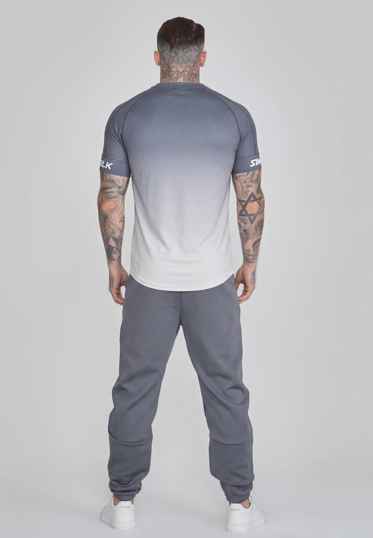 Blue Tapered Joggers (4)