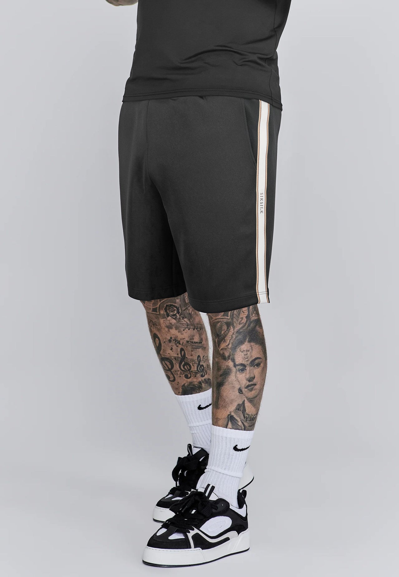 Black Relaxed Fit Shorts (1)