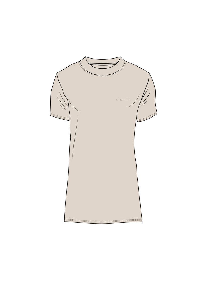 Ecru Muscle Fit T-Shirt