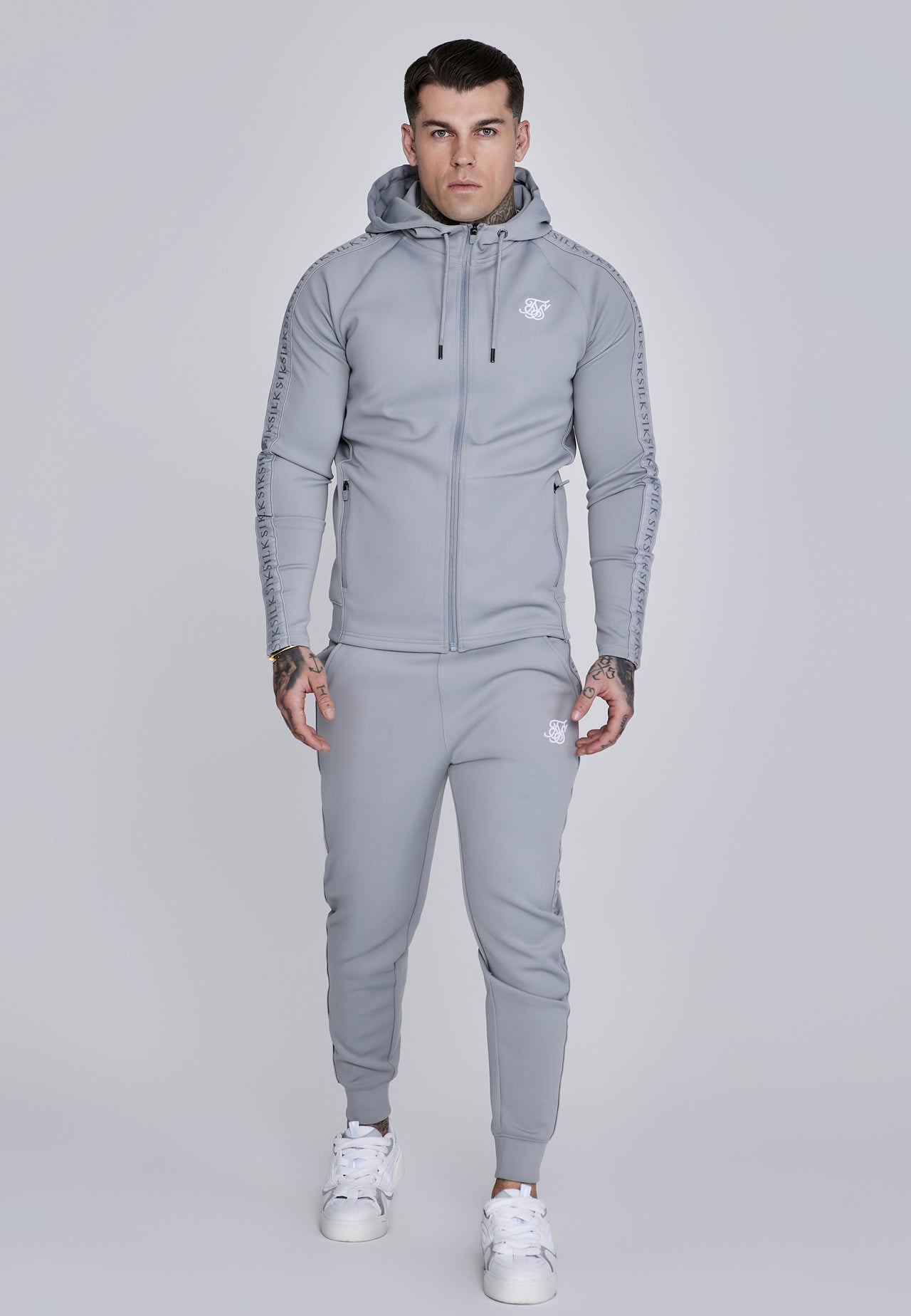 Grey Hoodie and Joggers Set