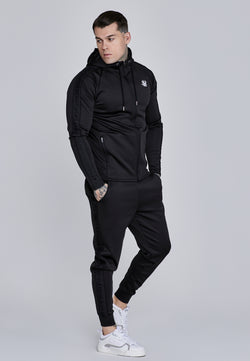Black Hoodie and Joggers Set