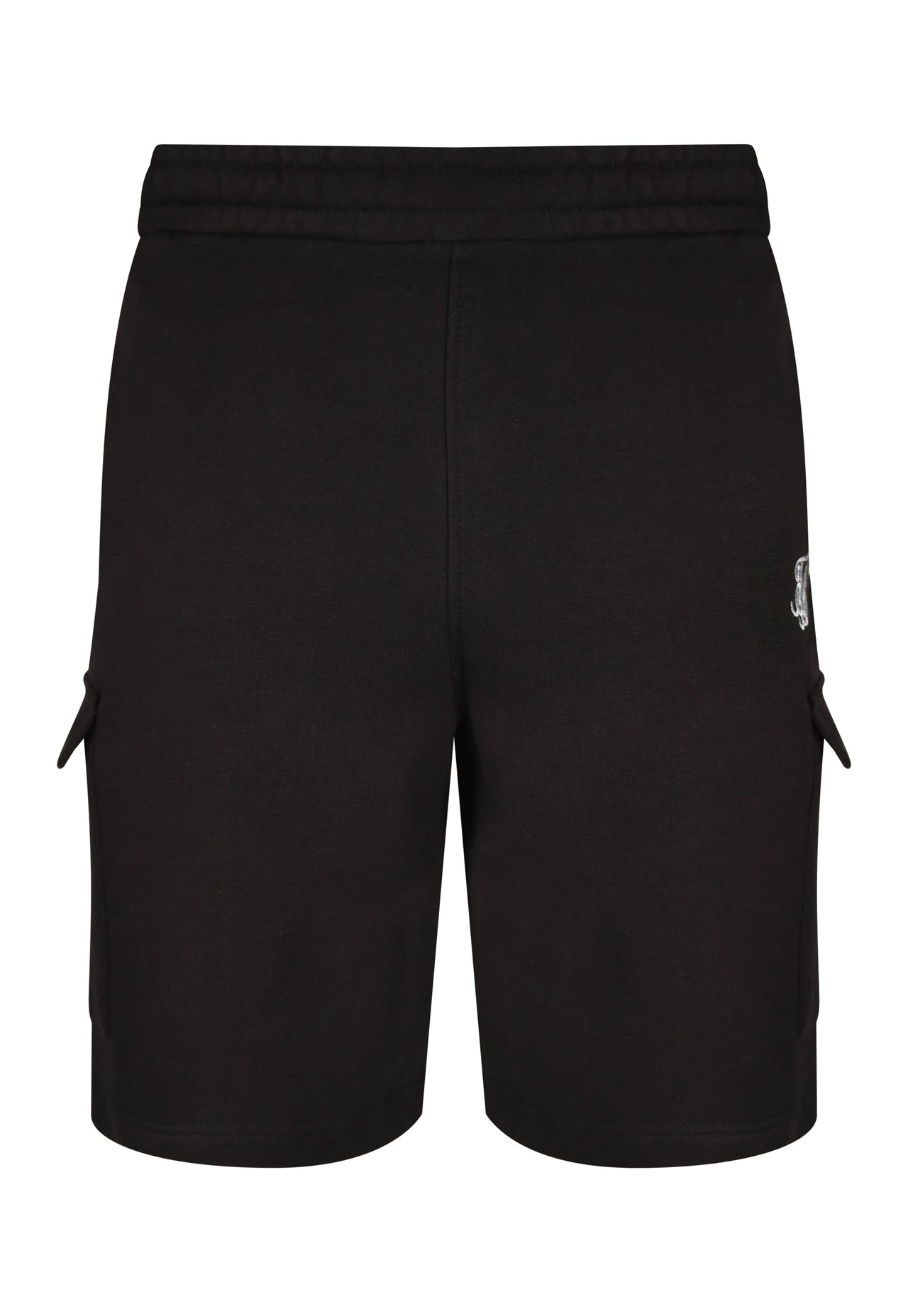 Black Essentials Cargo Shorts (6)