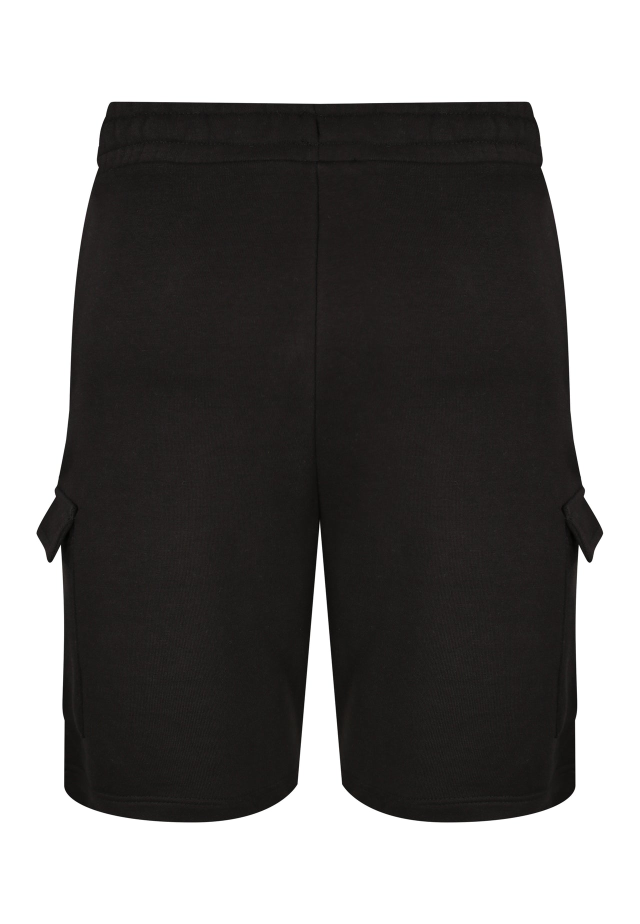 Black Essentials Cargo Shorts (7)