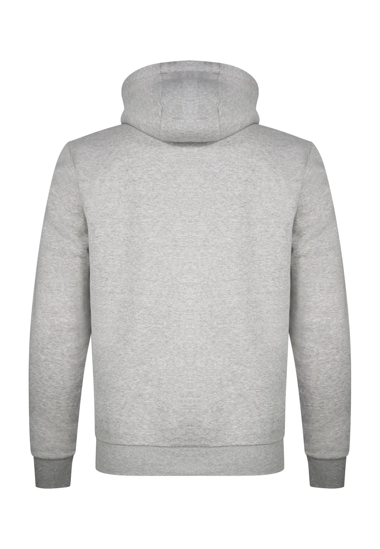 Grey Marl Essentials Full Zip Hoodie (6)