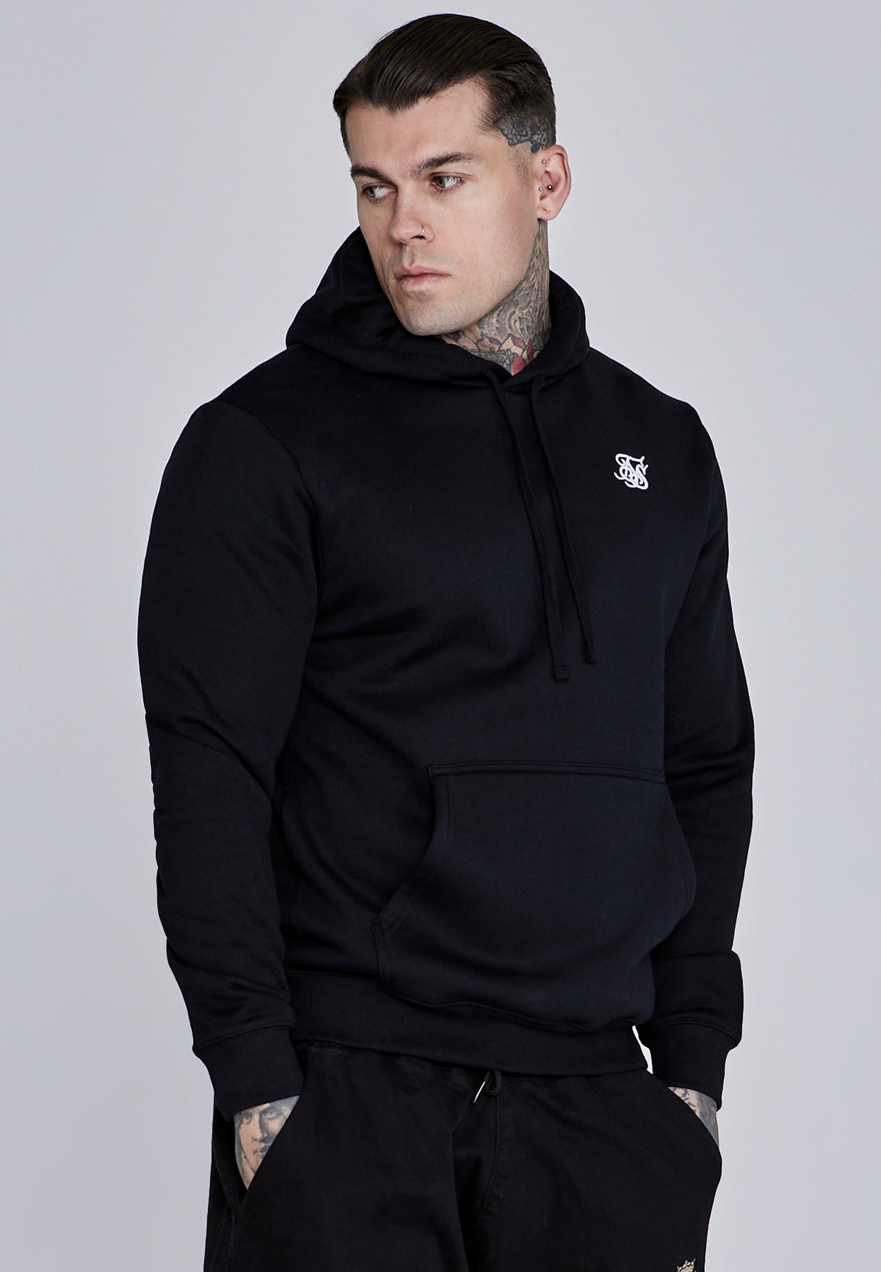 Black Essentials Hoodie