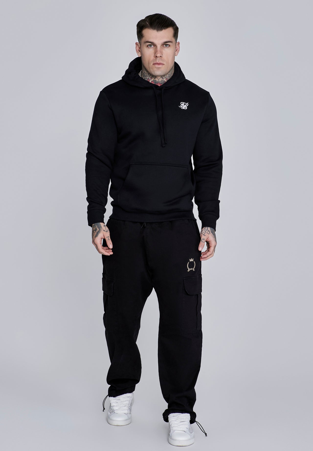 Black Essentials Hoodie (2)