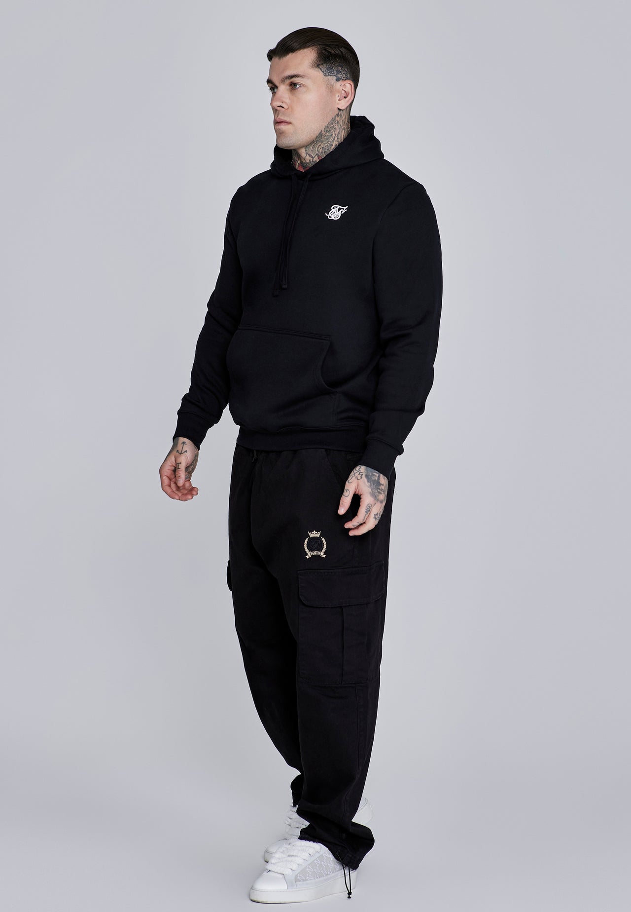 Black Essentials Hoodie (3)