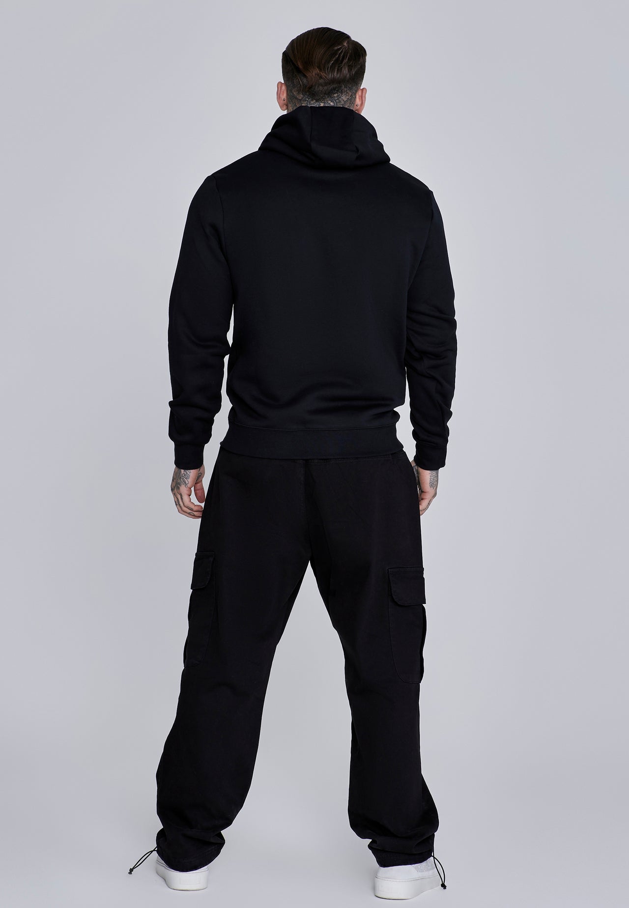 Black Essentials Hoodie (4)