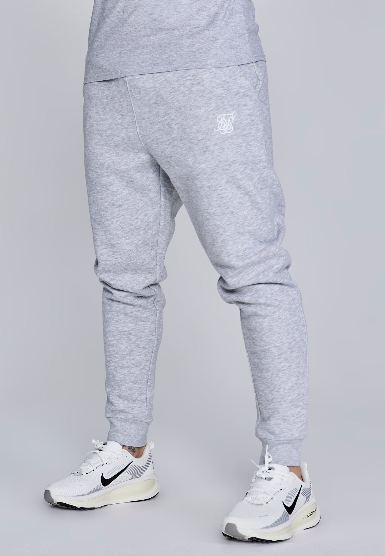 Grey Marl Essentials Joggers