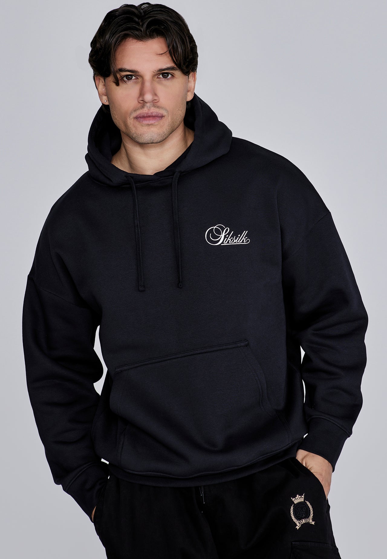 Black Essentials Hoodie (1)