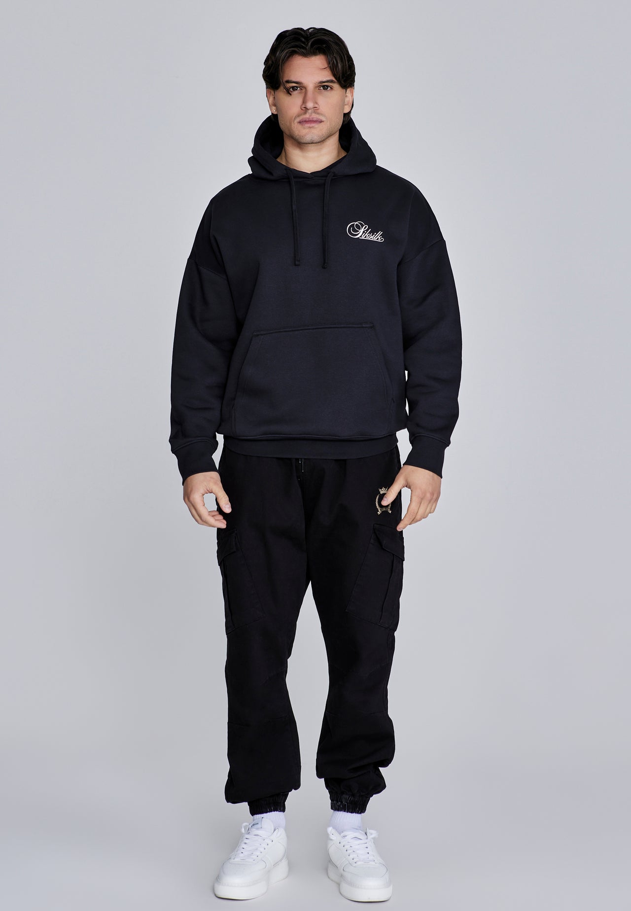 Black Essentials Hoodie (3)