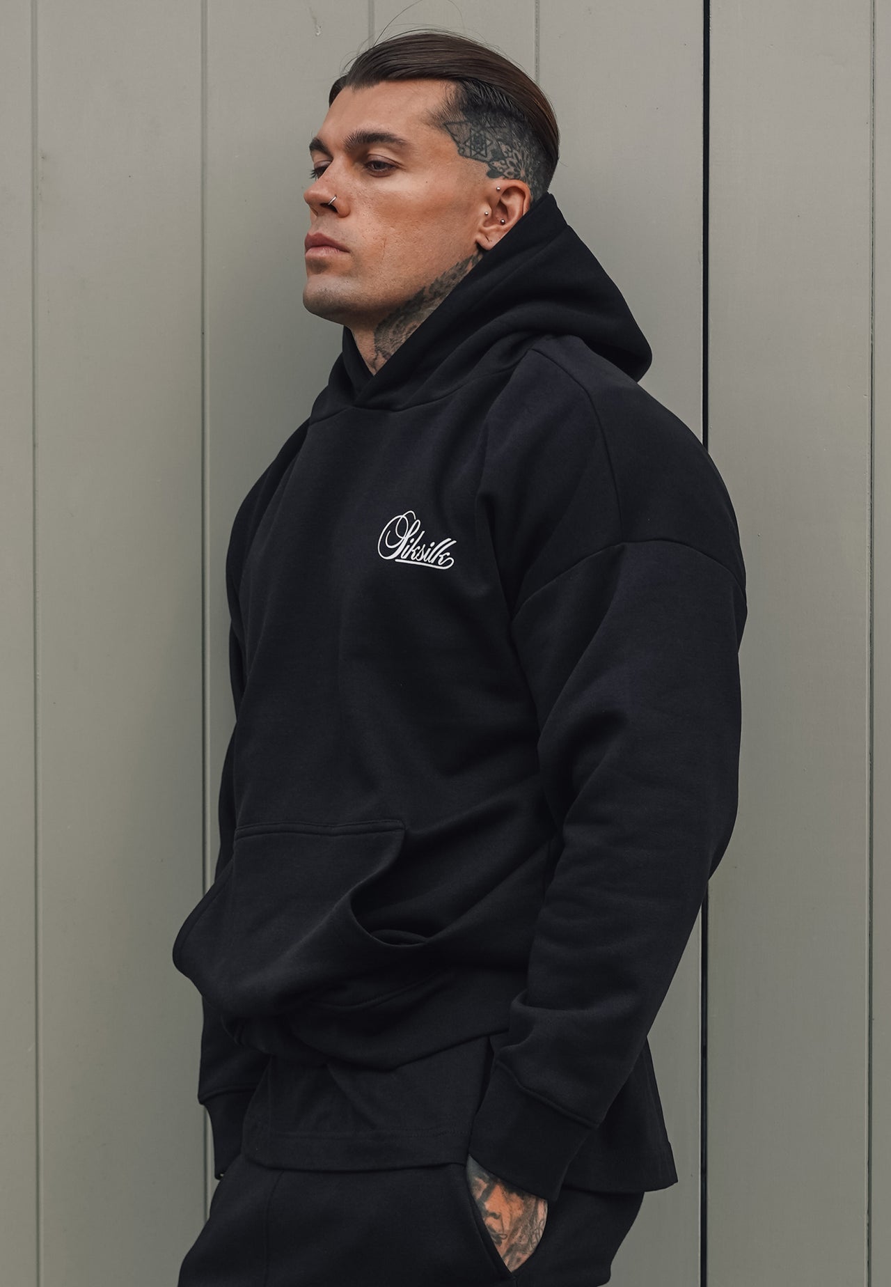 Black Essentials Hoodie