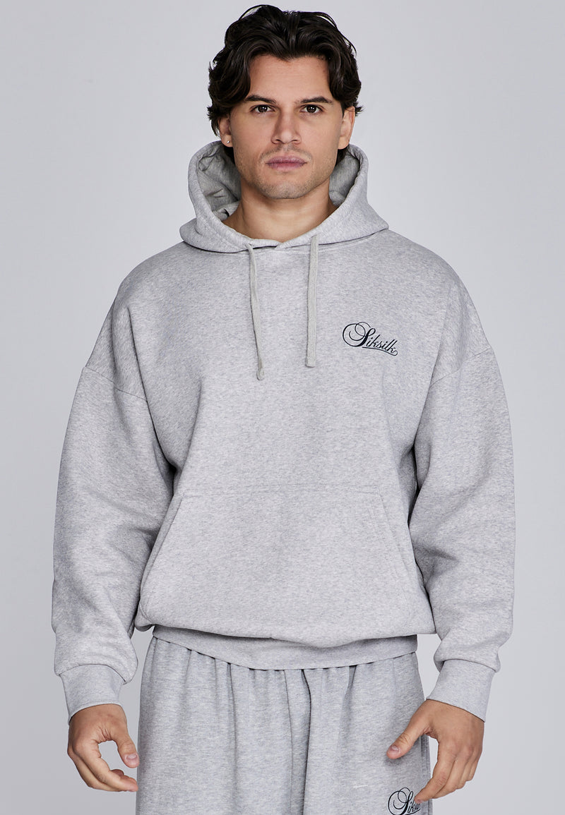 Grey Marl Essentials Hoodie