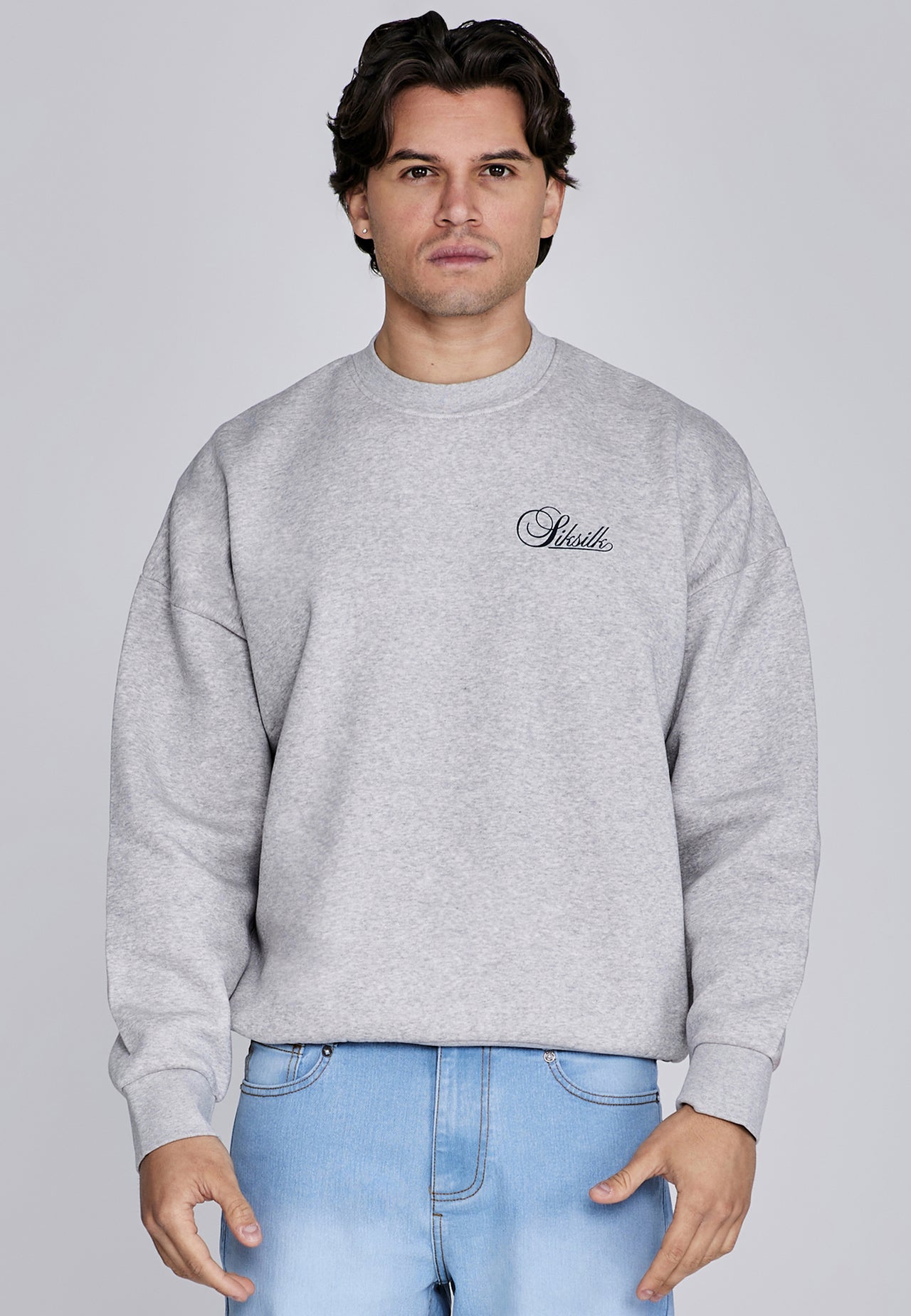 Grey Marl Essentials Sweater
