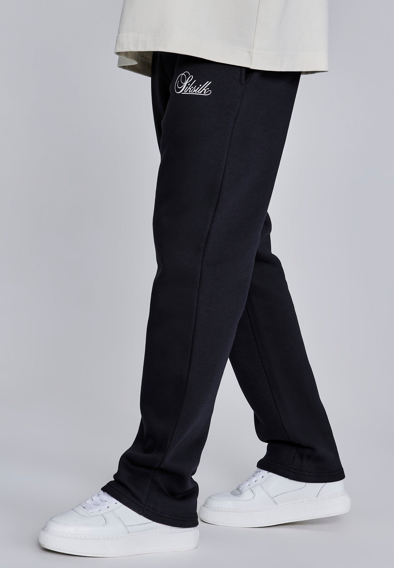 Black Essentials Track Pants (1)