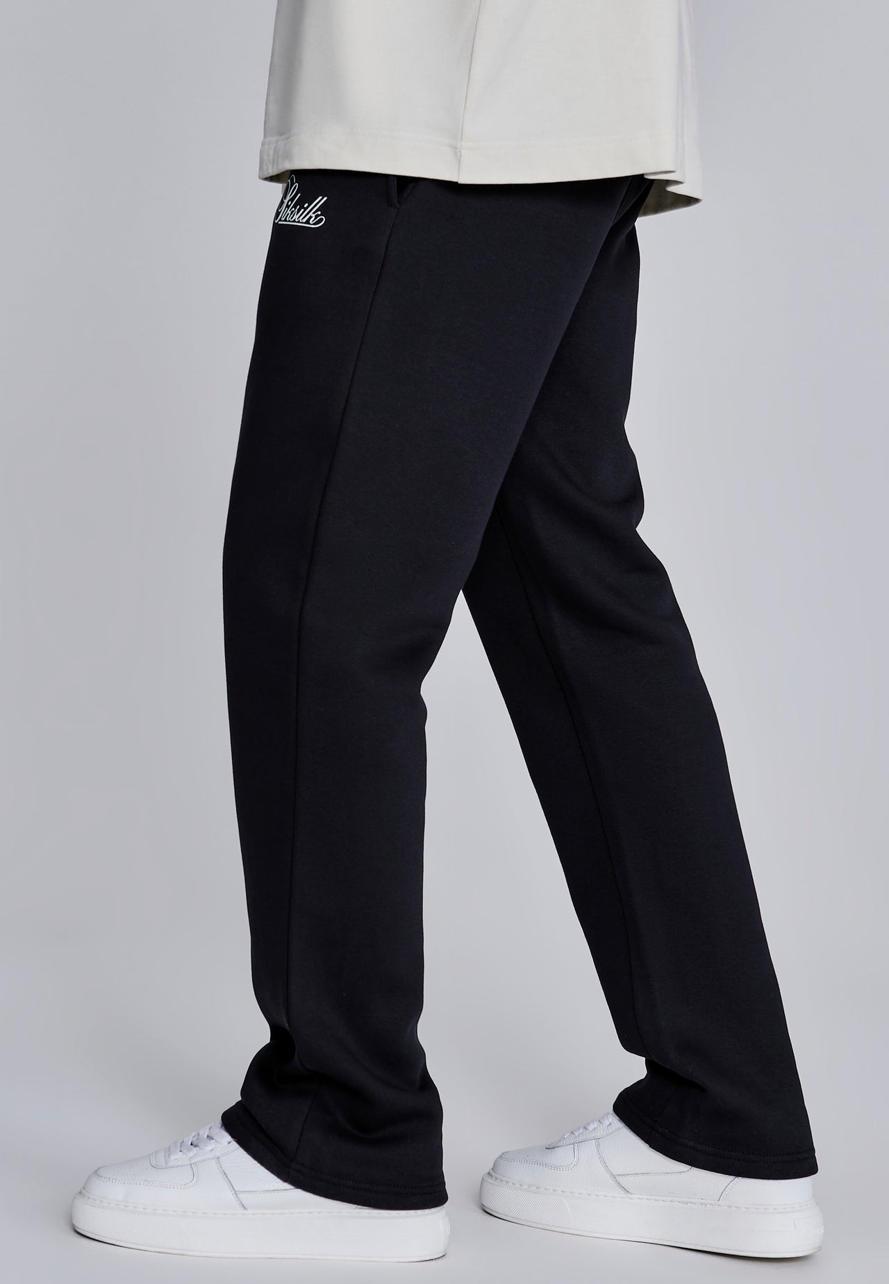 Black Essentials Track Pants (2)