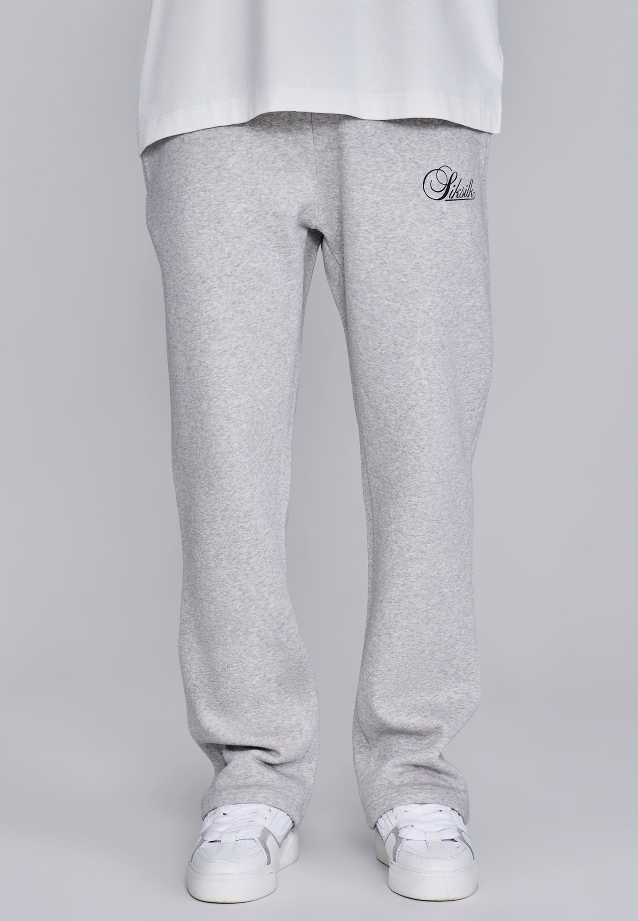 Grey Marl Essentials Track Pants