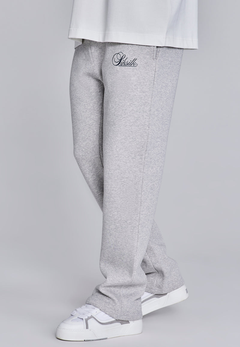 Grey Marl Essentials Track Pants (1)