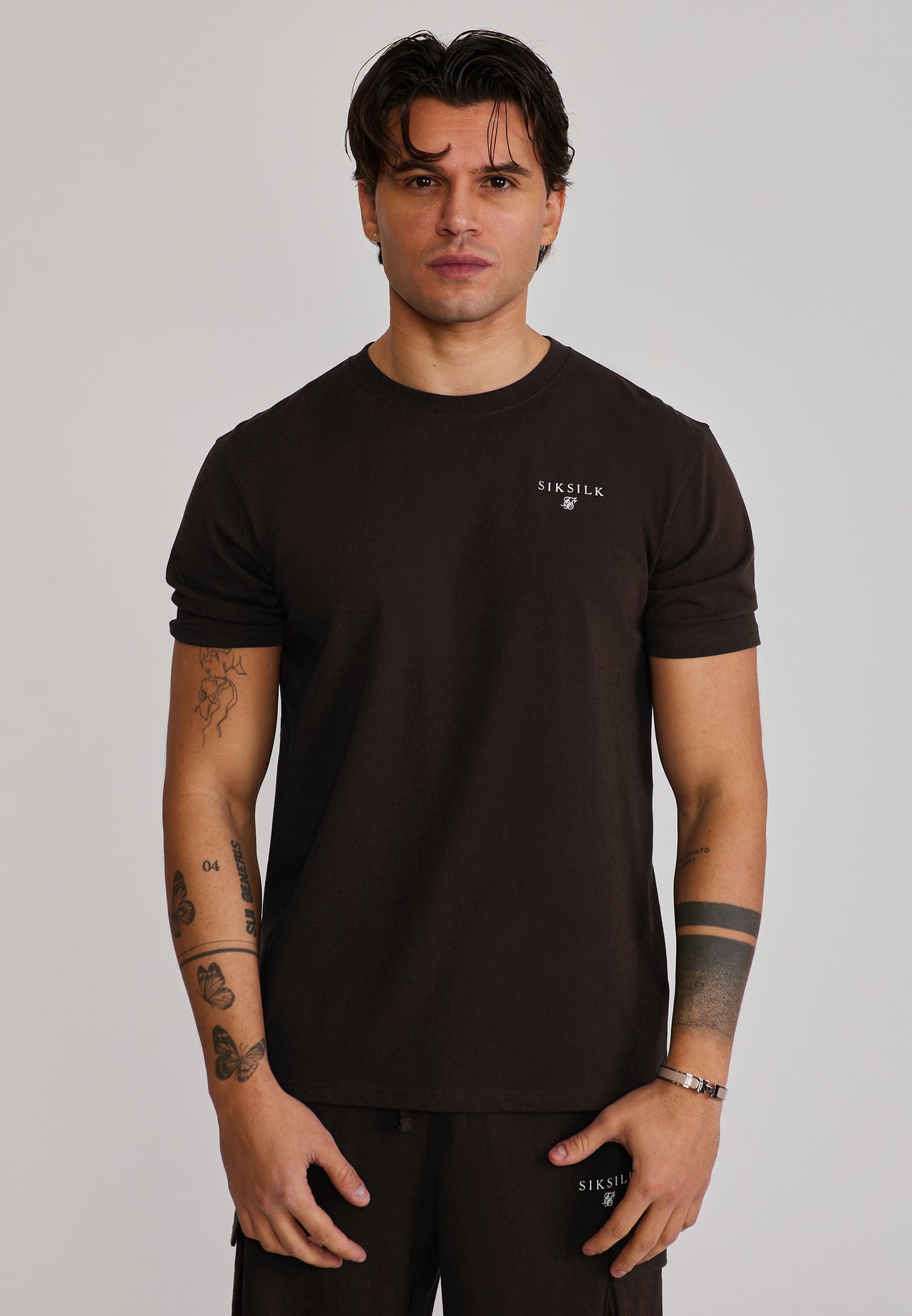 Brown T-Shirt and Shorts Set (1)