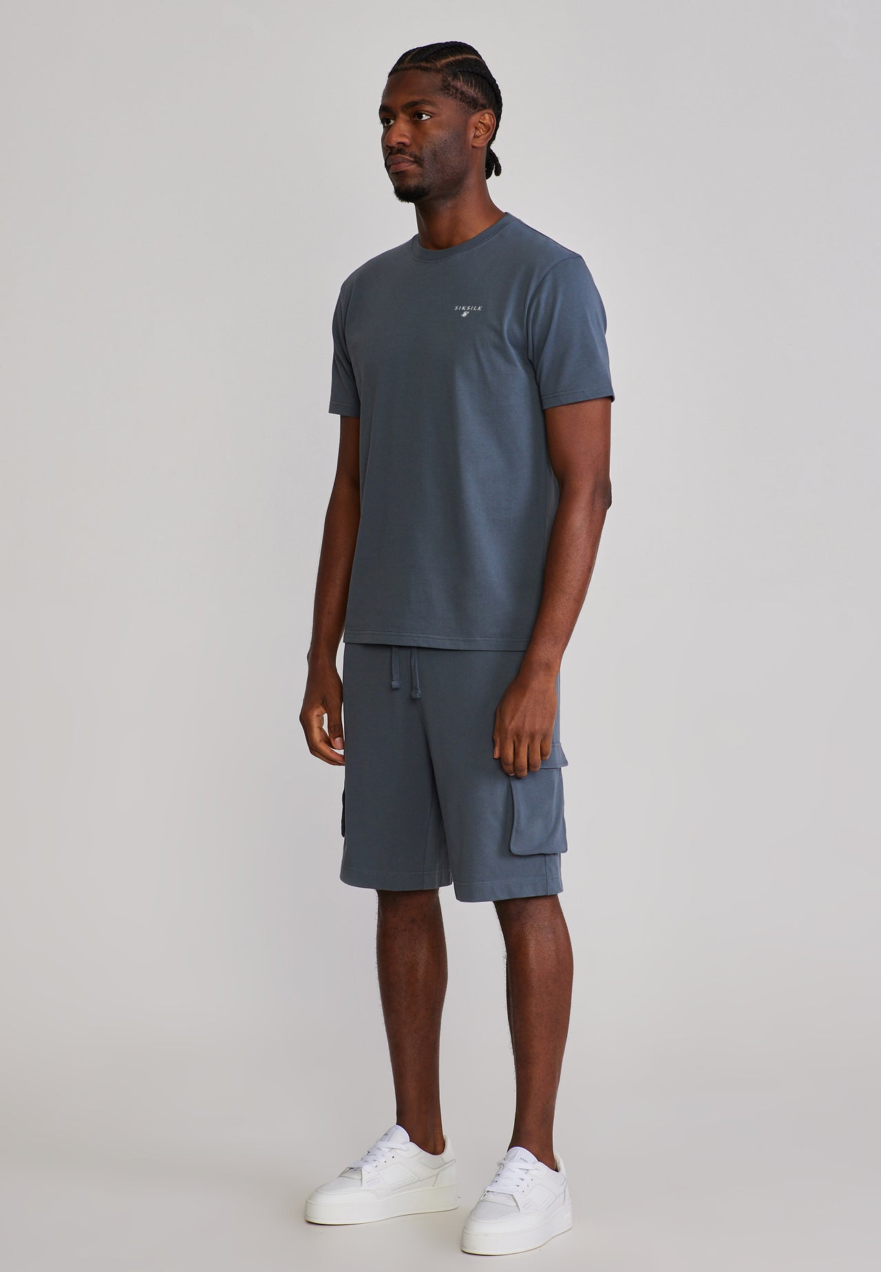 Grey T-Shirt and Shorts Set (3)