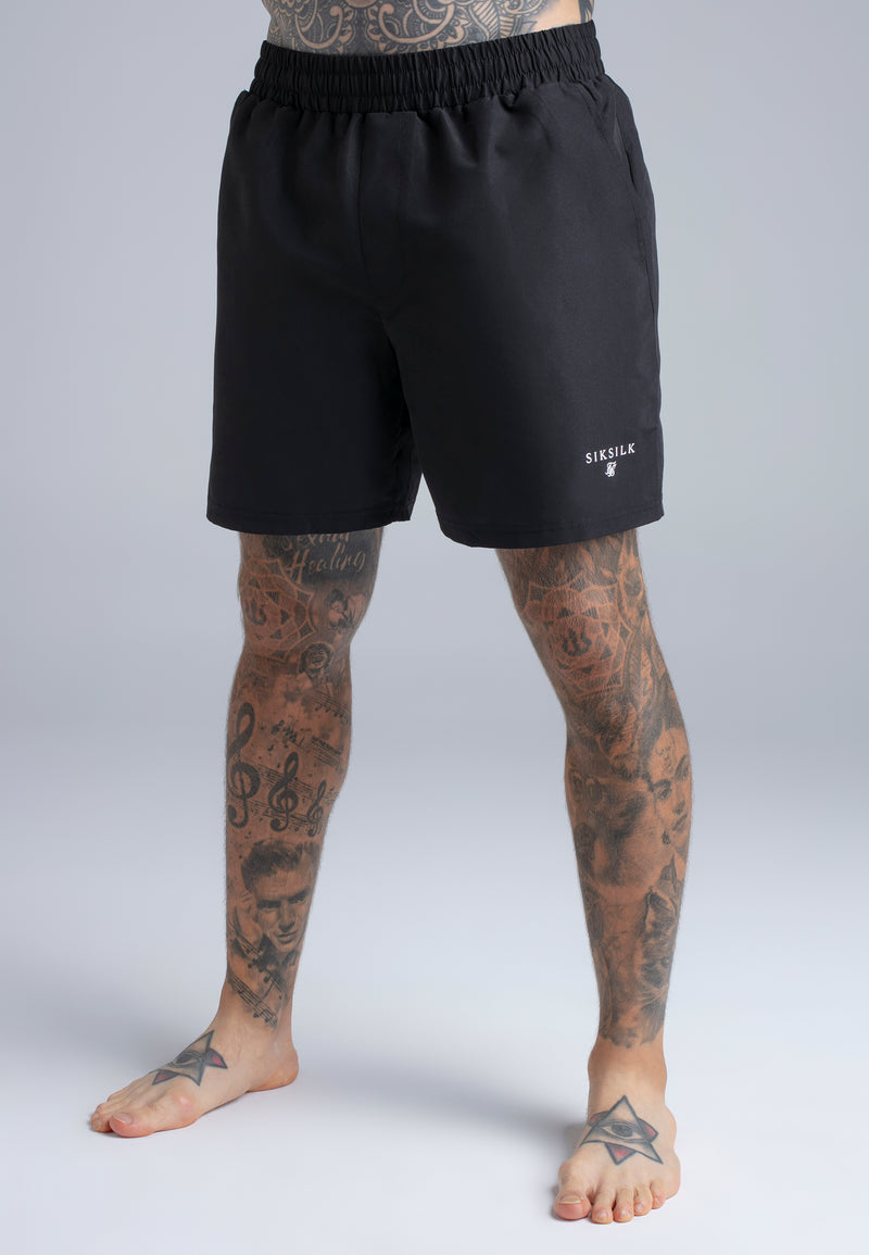 Black and Beige Pack of 2 Swim Shorts (1)