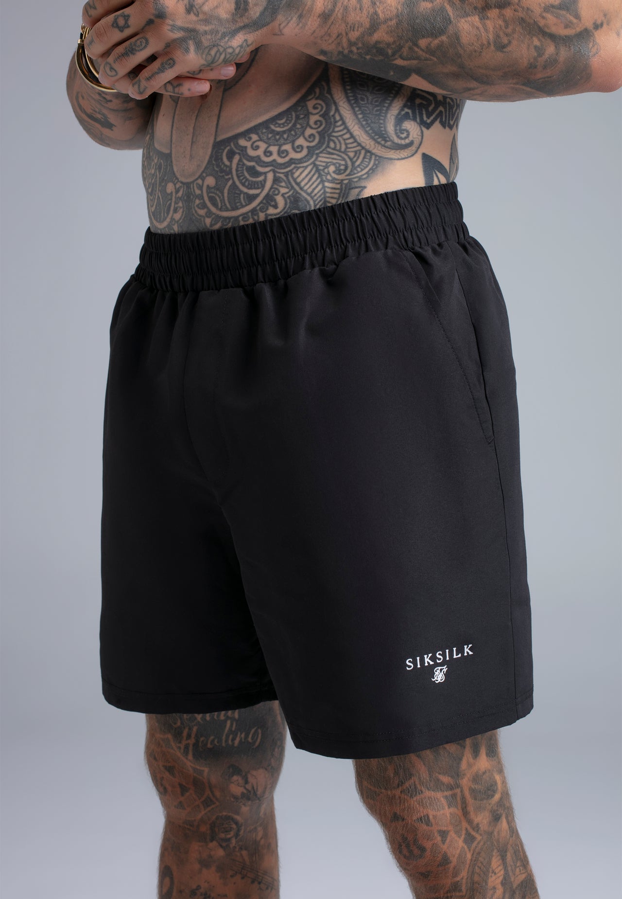Black Grey Pack of 2 Swim Shorts (3)