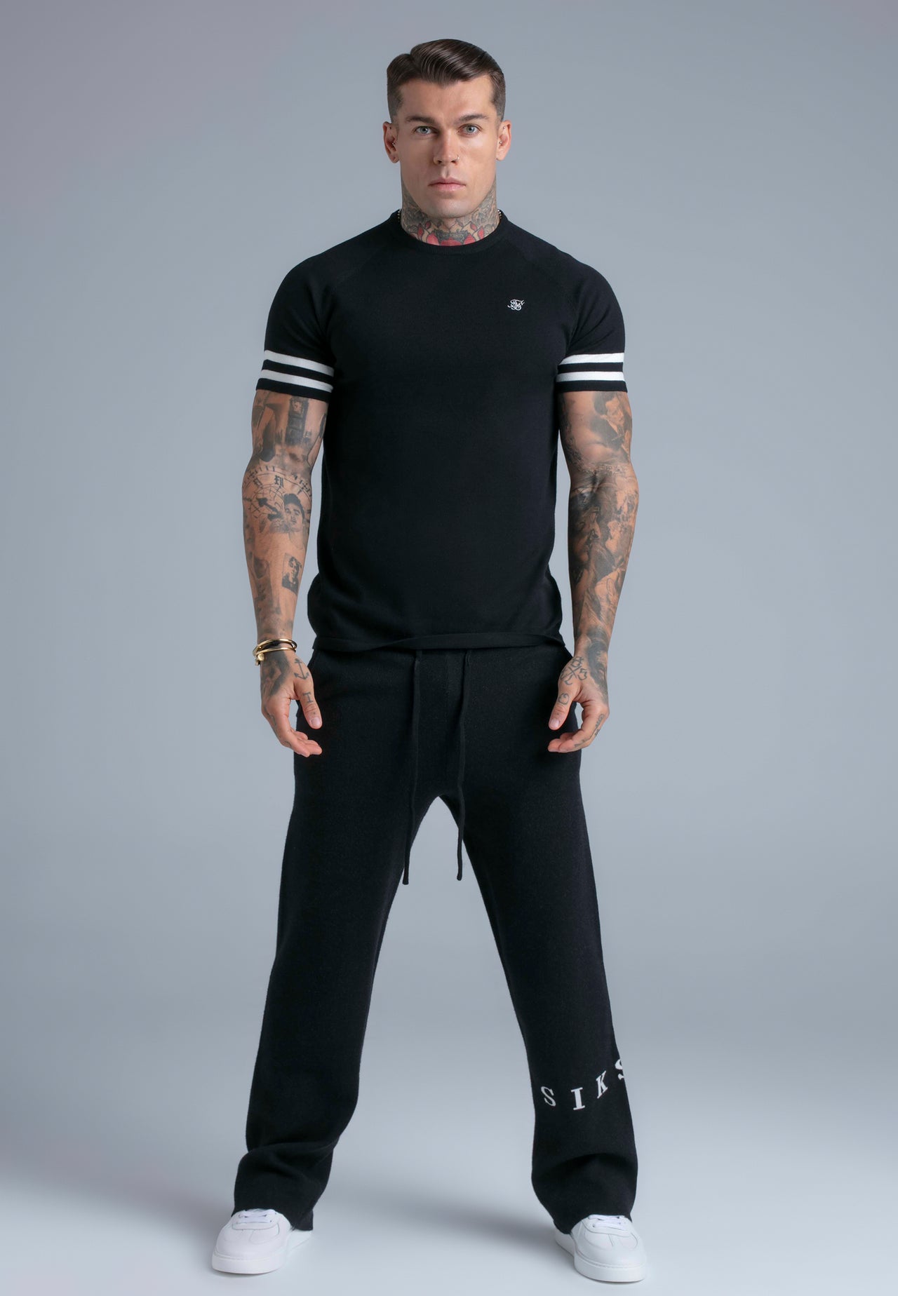 Black Knitted T-Shirt (2)