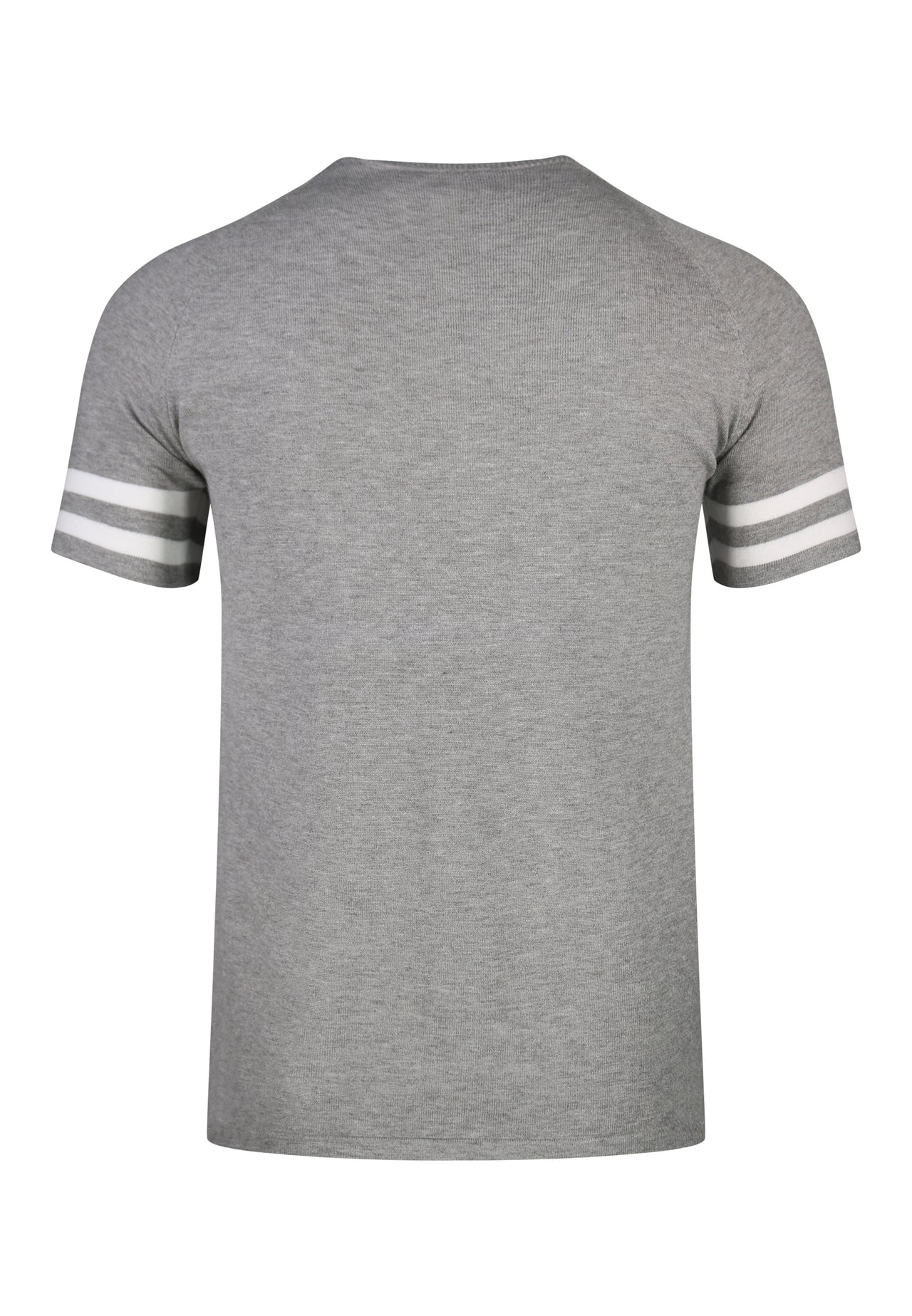 Grey Marl Knitted T-Shirt (6)