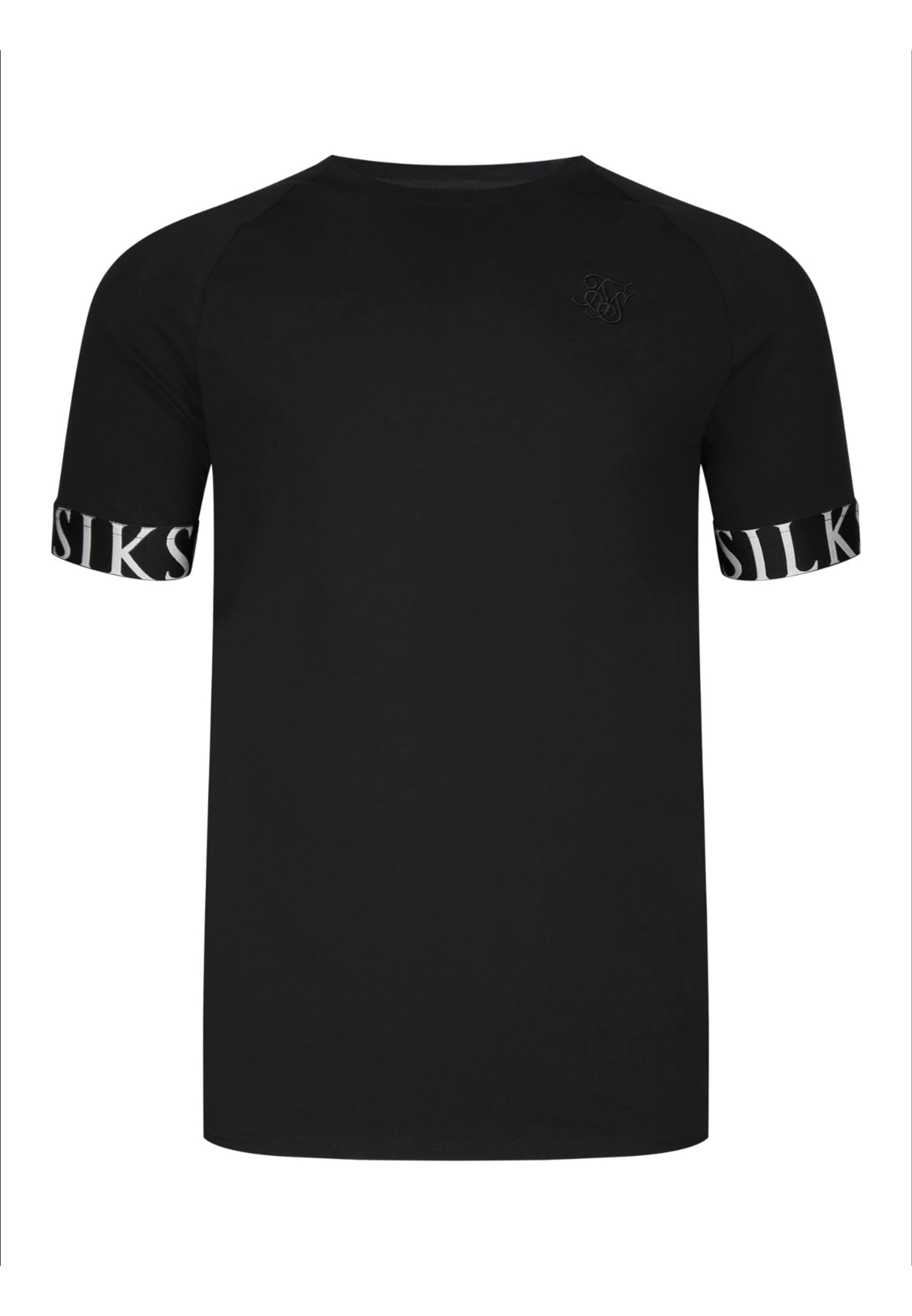 SikSilk Mens Black Tech T-Shirt | SikSilk US