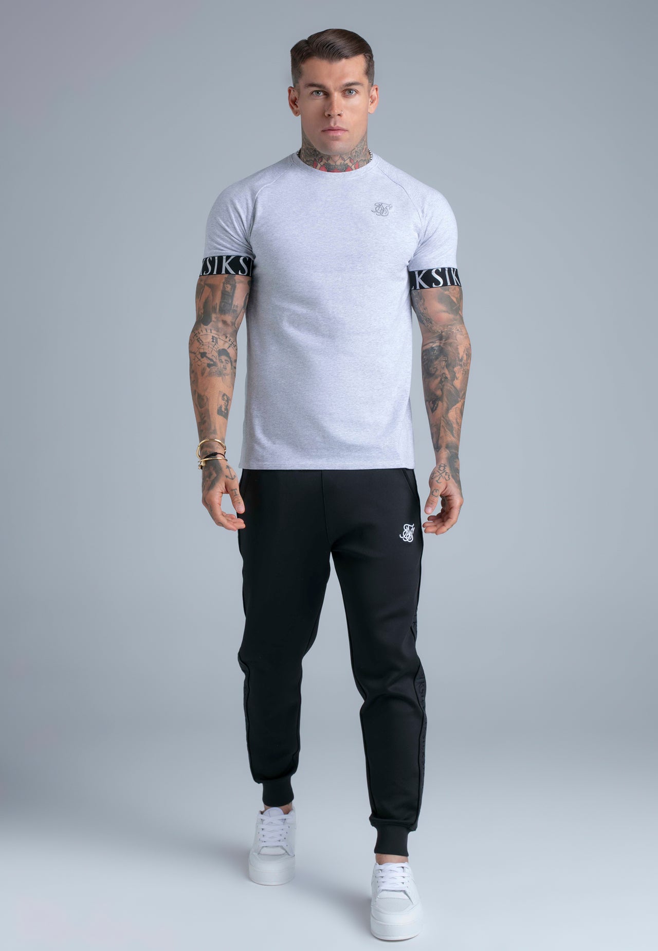 Grey Marl Tech T-Shirt (2)