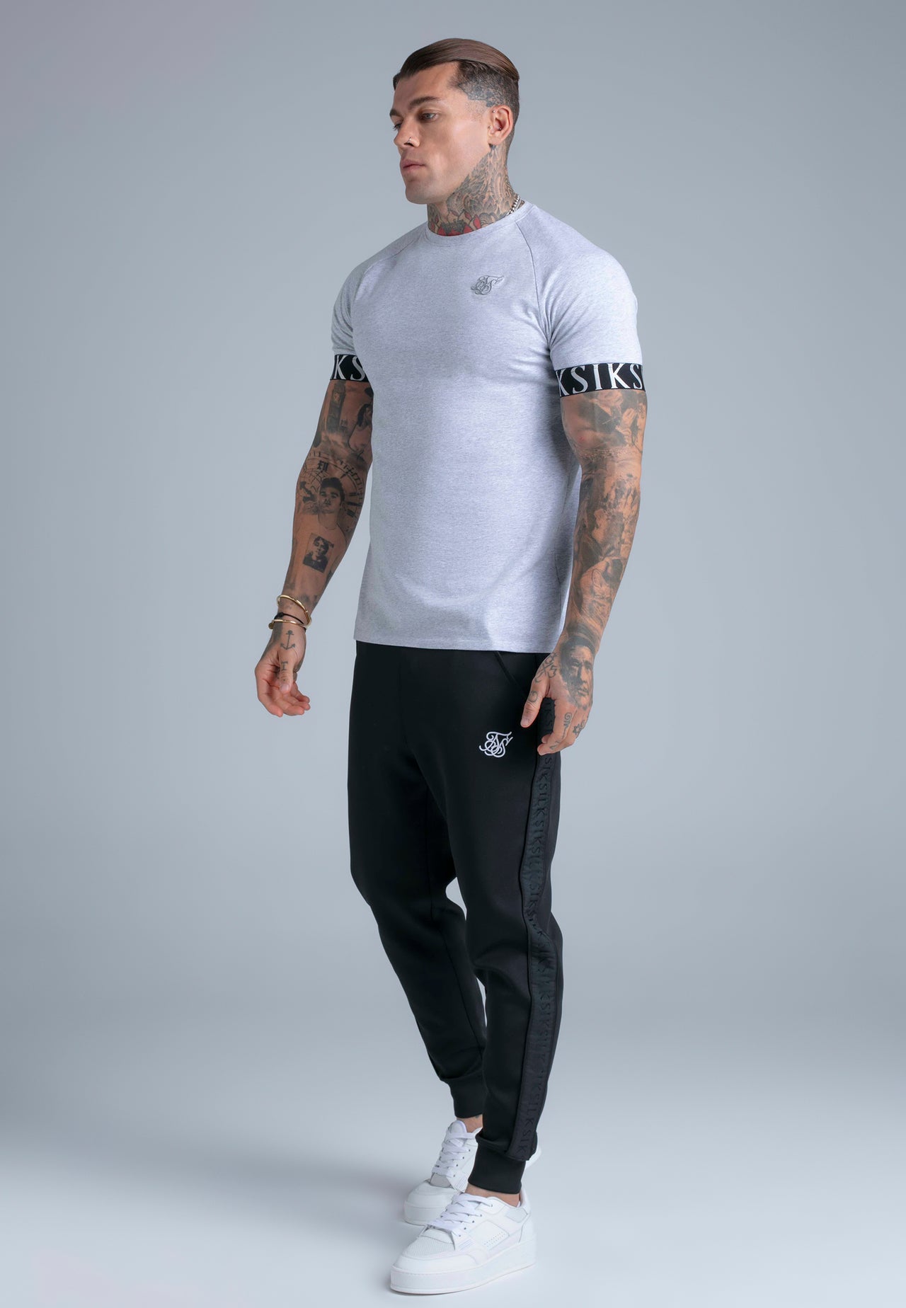 Grey Marl Tech T-Shirt (3)