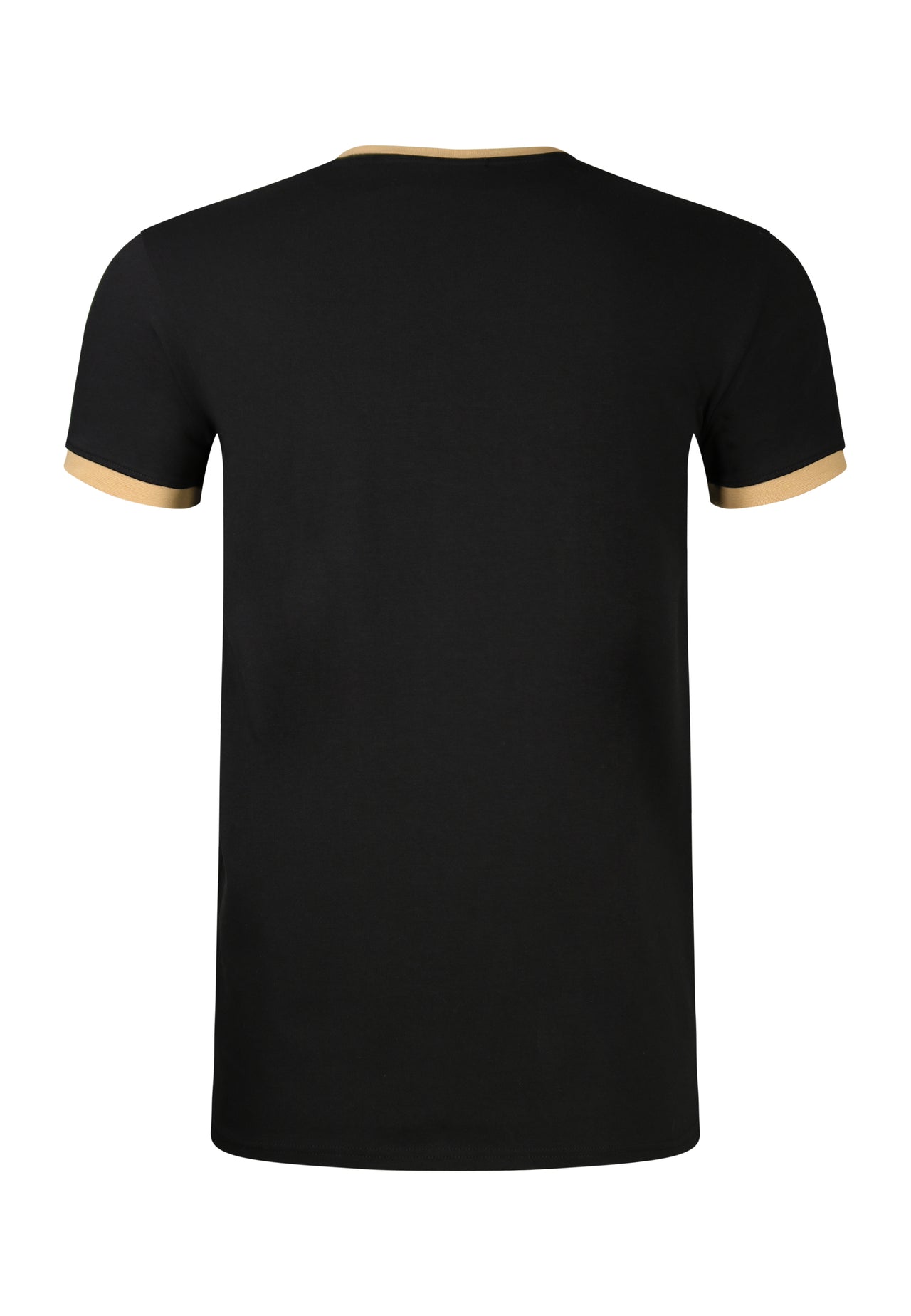 Black and Gold Stripe Ringer T-Shirt (6)