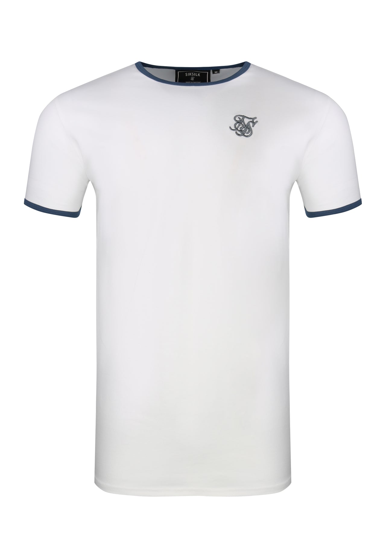 White and Blue Ringer T-Shirt (5)