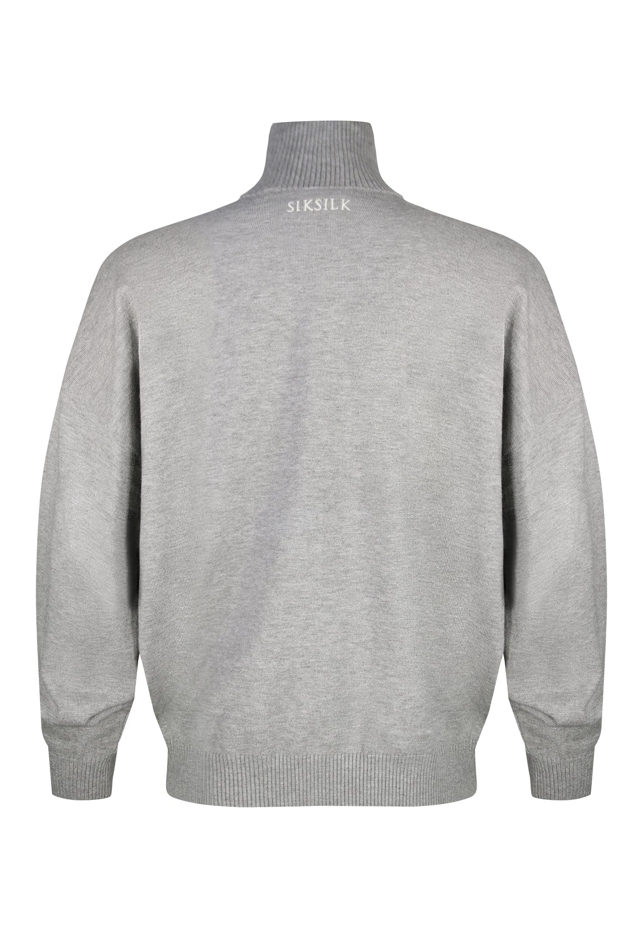 Grey Marl Knitted Cardigan (6)