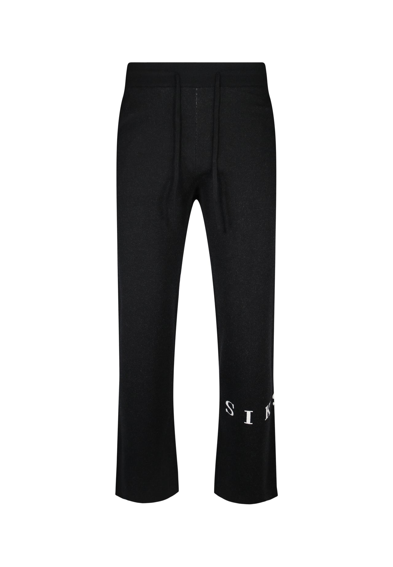 Black Knitted Track Pants (4)
