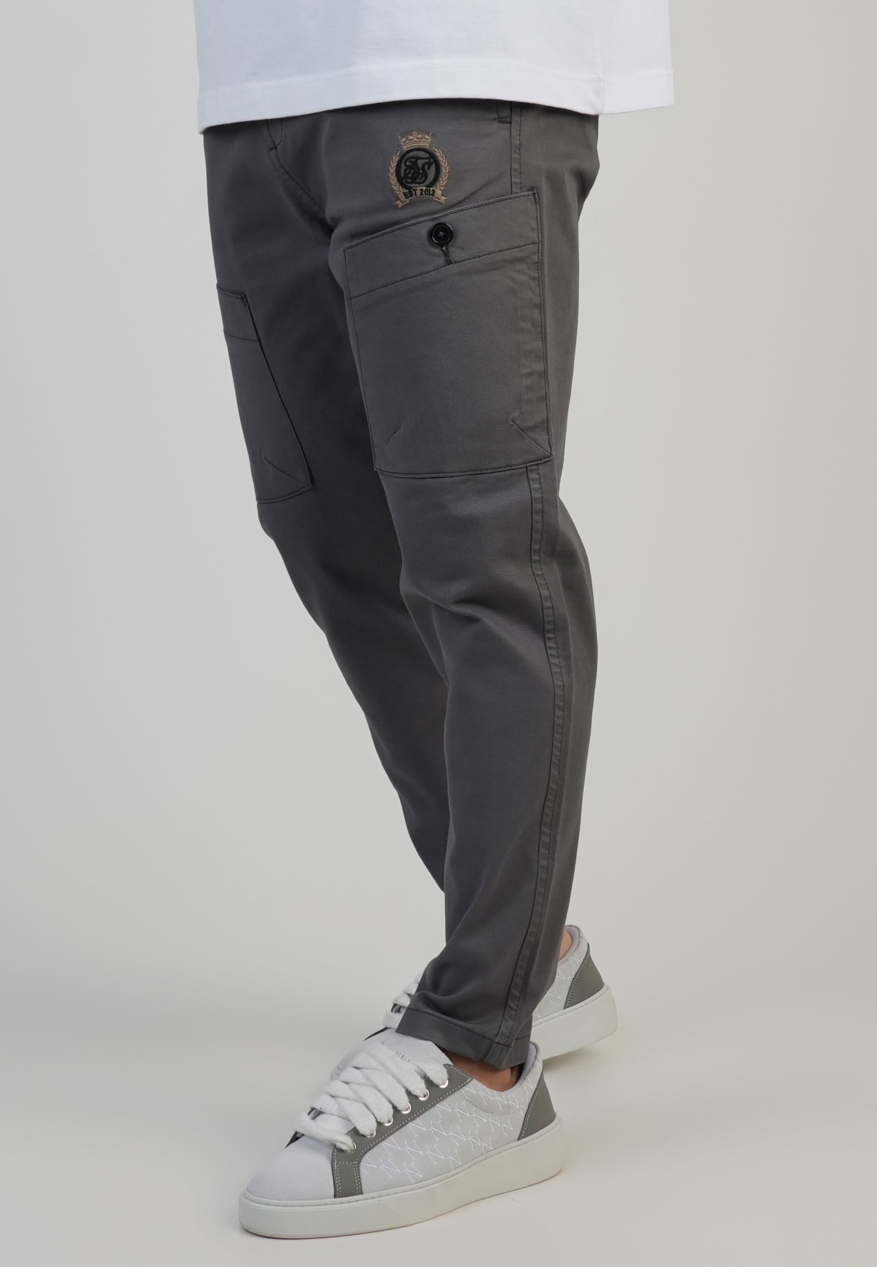 Grey Smart Cargos