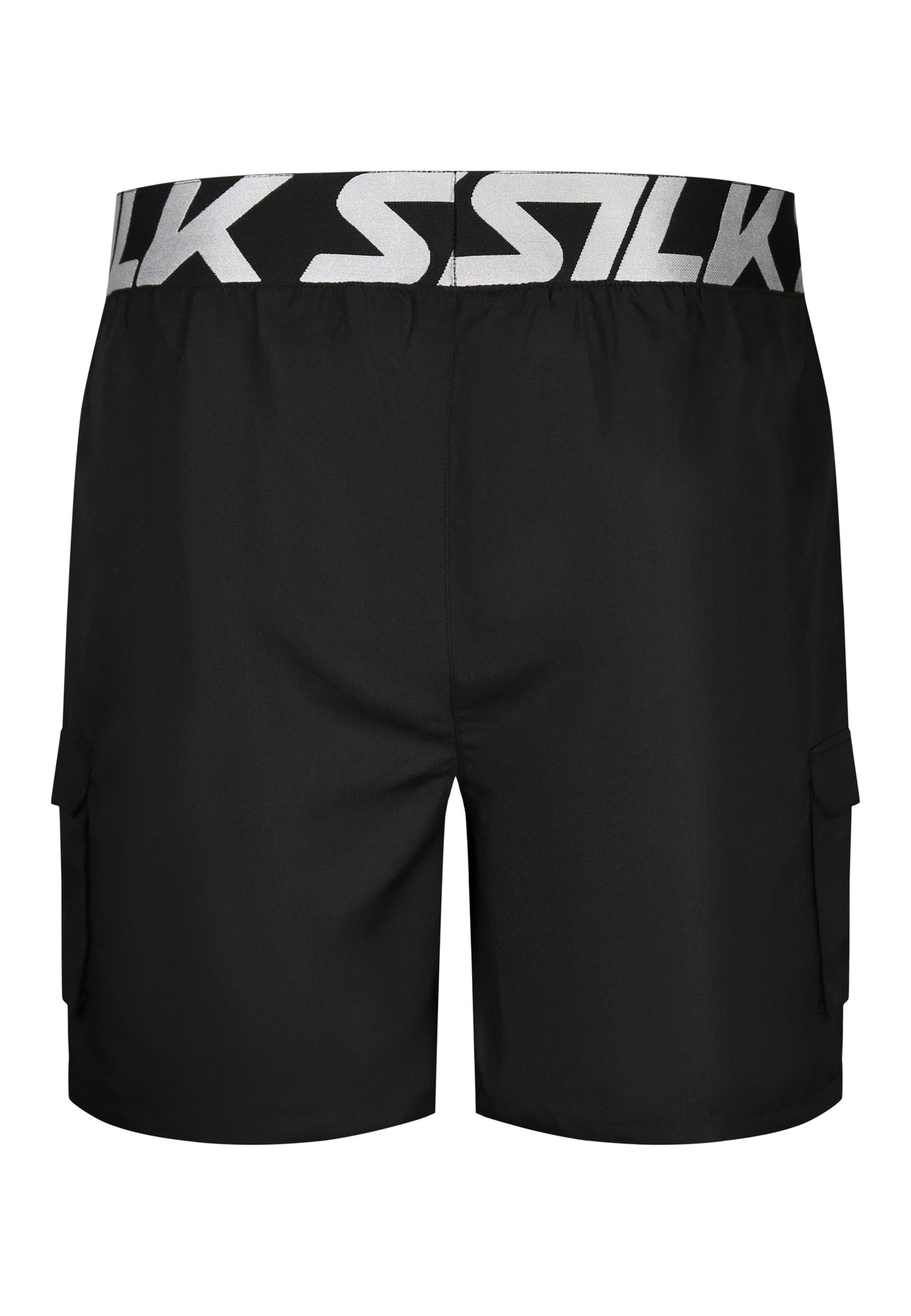 Black Cargo Swim Shorts (6)