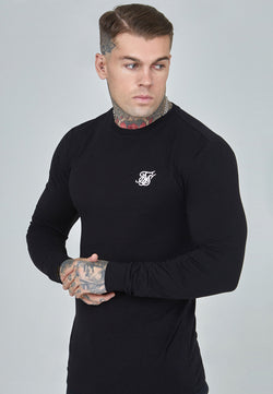 Black Essentials LS T-Shirt