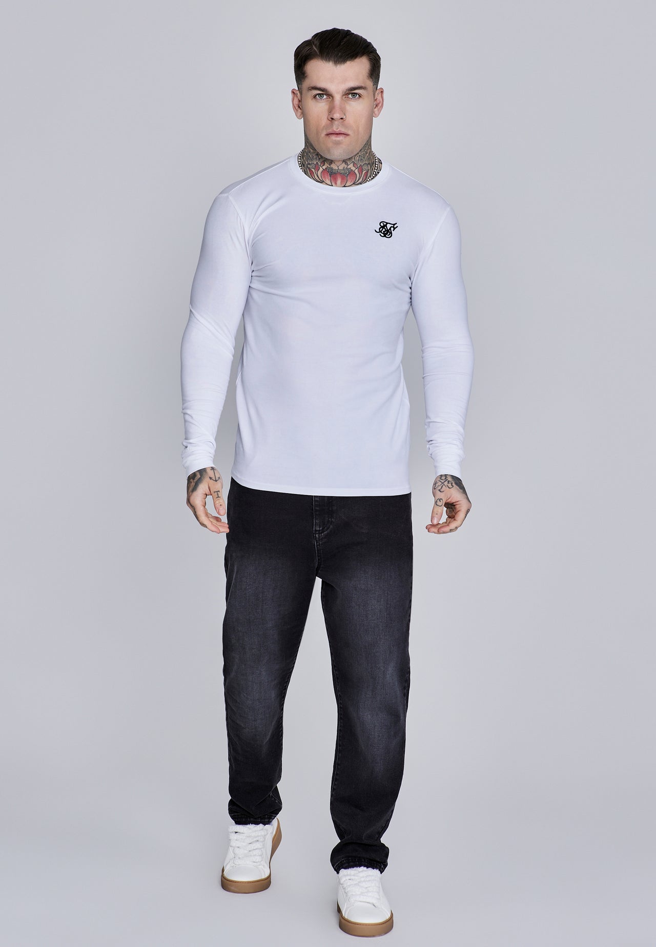 White Essentials LS T-Shirt (2)