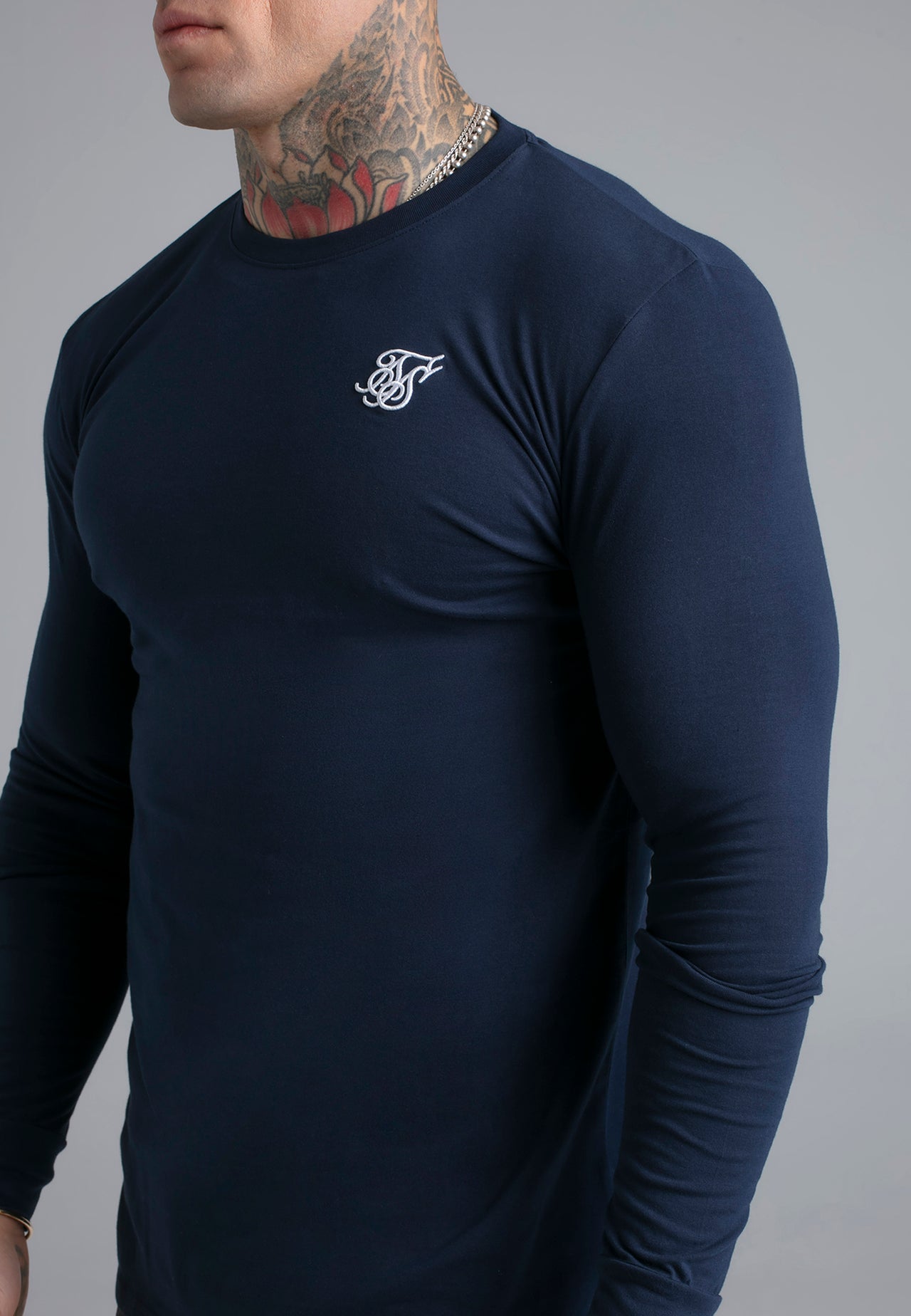 Navy Essentials LS T-Shirt (1)